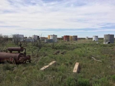 Old Silos Stock Photos