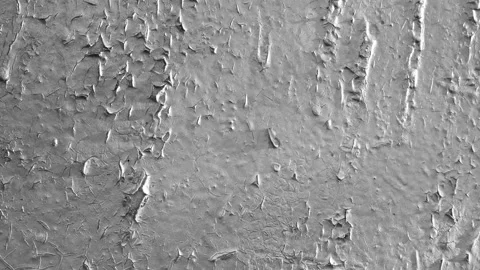 Old silver color paint background close up rotates. Closeup of cracked paint. Stock Footage 98161410