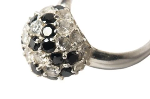 Old silver ring Stock Photos