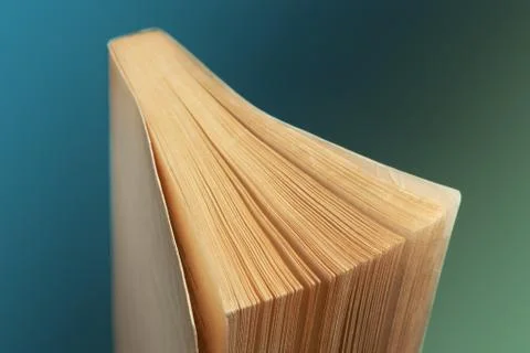 Old single book on gradient background Stock Photos