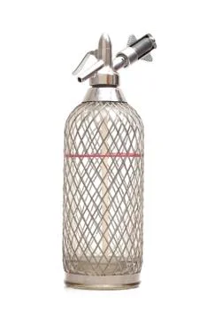 Old siphon bottle Stockfoto's