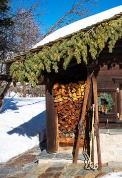 Old ski Stock Photos