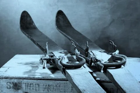 Old  skies Stock Photos