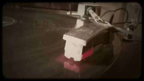 Old Skool Vinyl Disc Stock Footage 72302244
