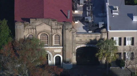 Old Slave Mart Stock Footage 65430239