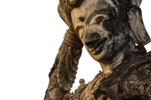 Old sleeping buddha Stock Photos