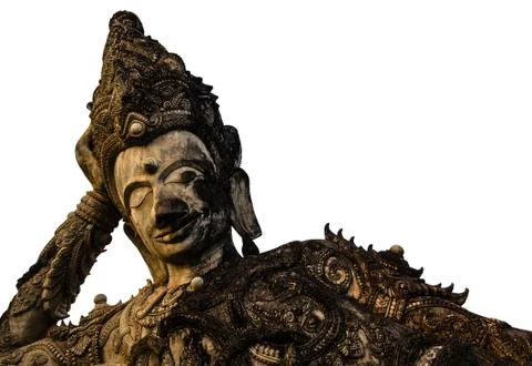The old sleeping buddha Stock Photos