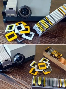 Old slide projector Stock Photos