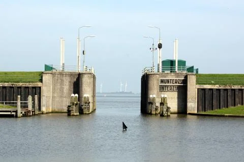 Old sluice gates Stock Photos