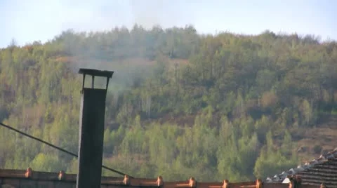 Old smokestack Stock Footage 8838099