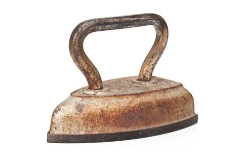 Old smoothing iron Fotos Stock