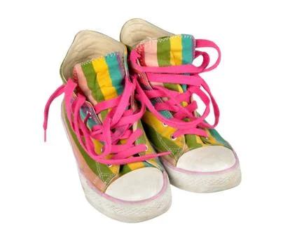 Old sneakers Stock Photos