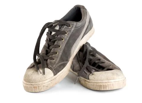 Old sneakers Stock Photos
