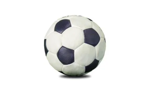 Old soccer ball Stock Photos