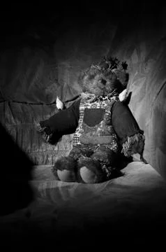 Old soft toy. Stock Photos