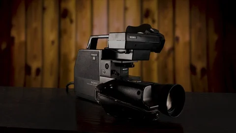 Old Sony Camera Stock Footage 93716765