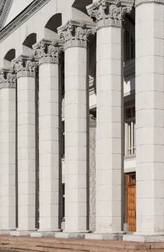 Old soviet building Stock Photos