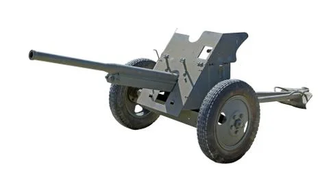Old Soviet cannon Stock Photos