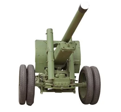 Old Soviet cannon Foto stock