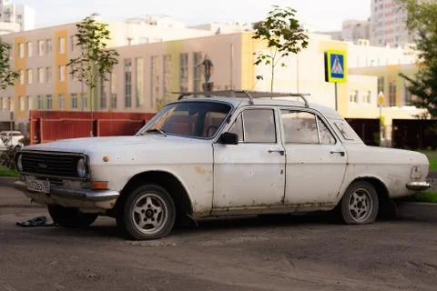 Old Soviet car Stock Photos