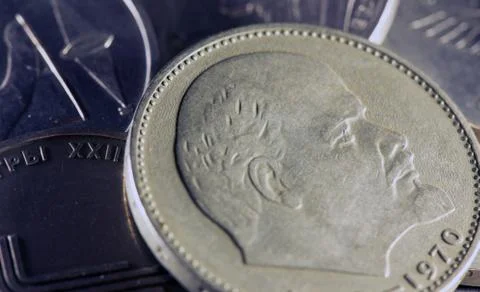 Old Soviet coins Stock Photos
