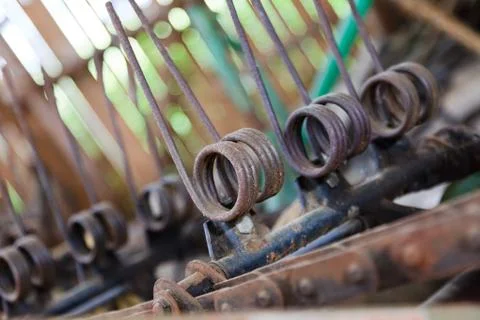 Old sowing machine Stock Photos