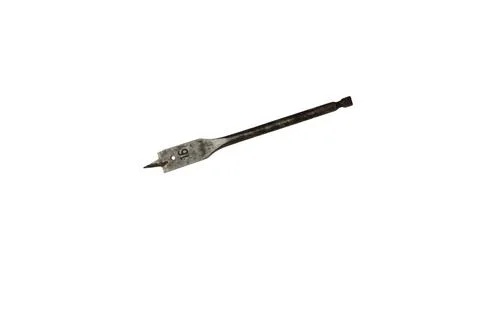 Old spade drill bit for woodworking and construction projects Foto stock