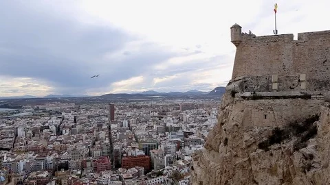 Old spanish castle Stock Footage 75216890