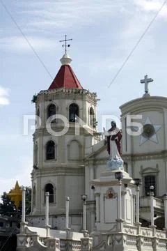 Old spanish cathedral Stock Photos