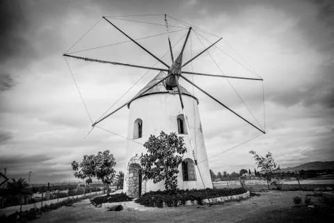 Old Spanish mill Stock Photos