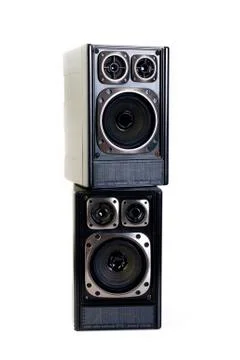 Old speaker Stock Photos