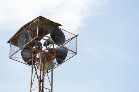 Old Speaker Tower Stock Photos