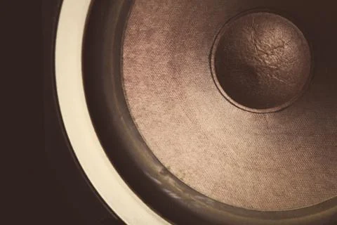Old speakers Stock Photos