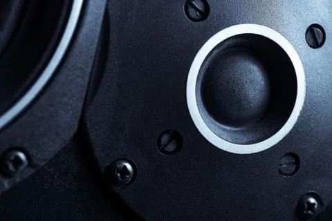 Old speakers Stock Photos