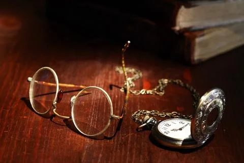 Old Spectacles Stock Photos