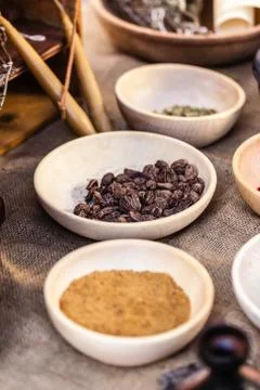 Old spices Stock Photos