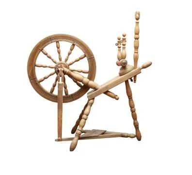 Old Spinning Wheel Stock Photos