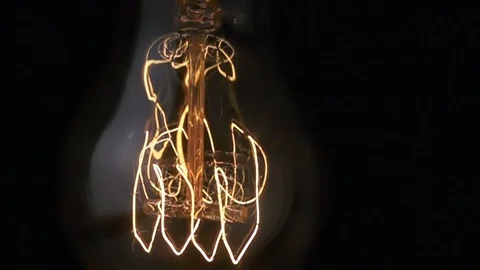 Old spiral light in slow motion Stock Footage 100894622