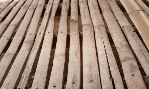 Old splited bamboo Stock Photos