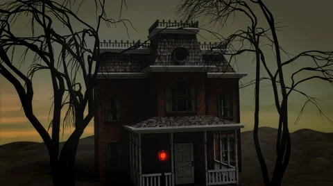 Old spooky home Stock Footage 66497363