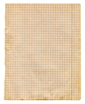 Old Square Paper Texture isolated Stock Photos