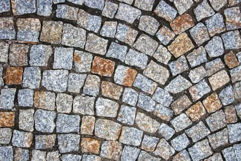 Old square stone. street pattern Stock Photos