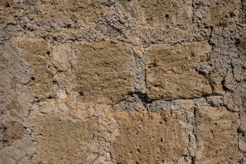 Old square stone wall texture. Stock-Fotos