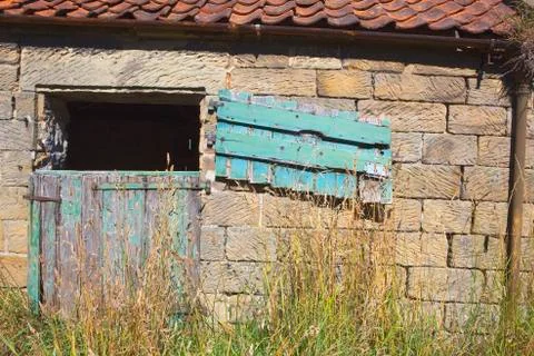 Old stable door Stock Photos
