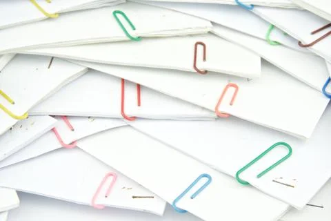 Old stack document of sales and receipt Stock Photos