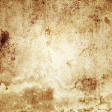 An old stained blank sheet of beige paper with spots Stock Illustration