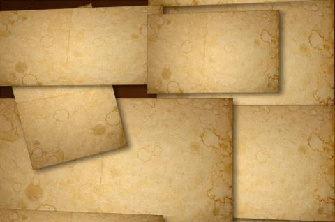 Old stained paper Stock Illustration