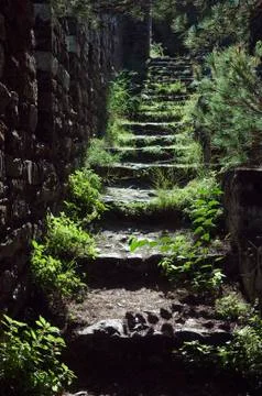 Old staircase Stock Photos