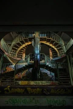 Old staircase Stock Photos