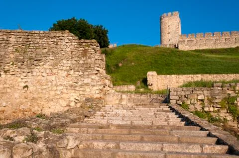 Old stairs Foto stock
